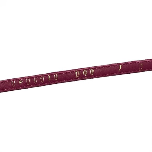 Salvatore Ferragamo - Fuchsia Pink Suede Chemical Fiber Women's Pumps 217-081625 - Picture 5 of 6